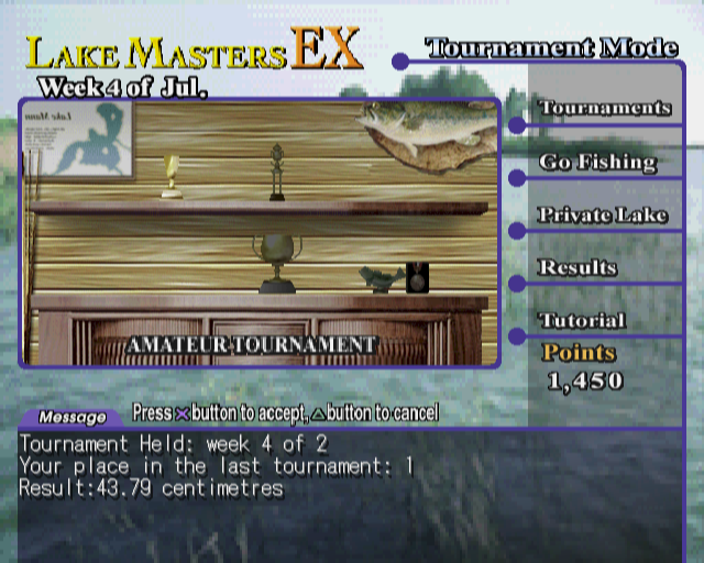 Lake Masters EX screenshot 5 for Playstation 2